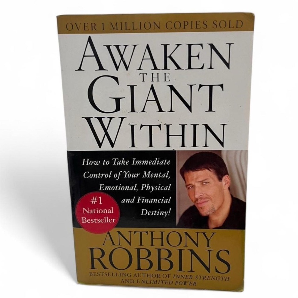 Awaken the Giant Within Anthony Robbins Self Help Motivational Paperback Book